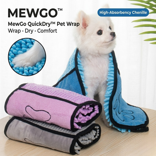 MewGo QuickDry™ Pet Wrap