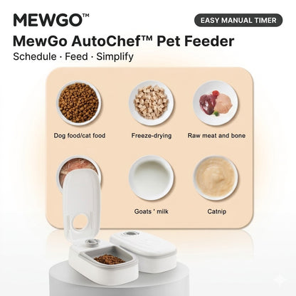 MewGo AutoChef™ Pet Feeder