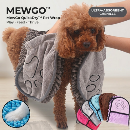 MewGo QuickDry™ Pet Wrap