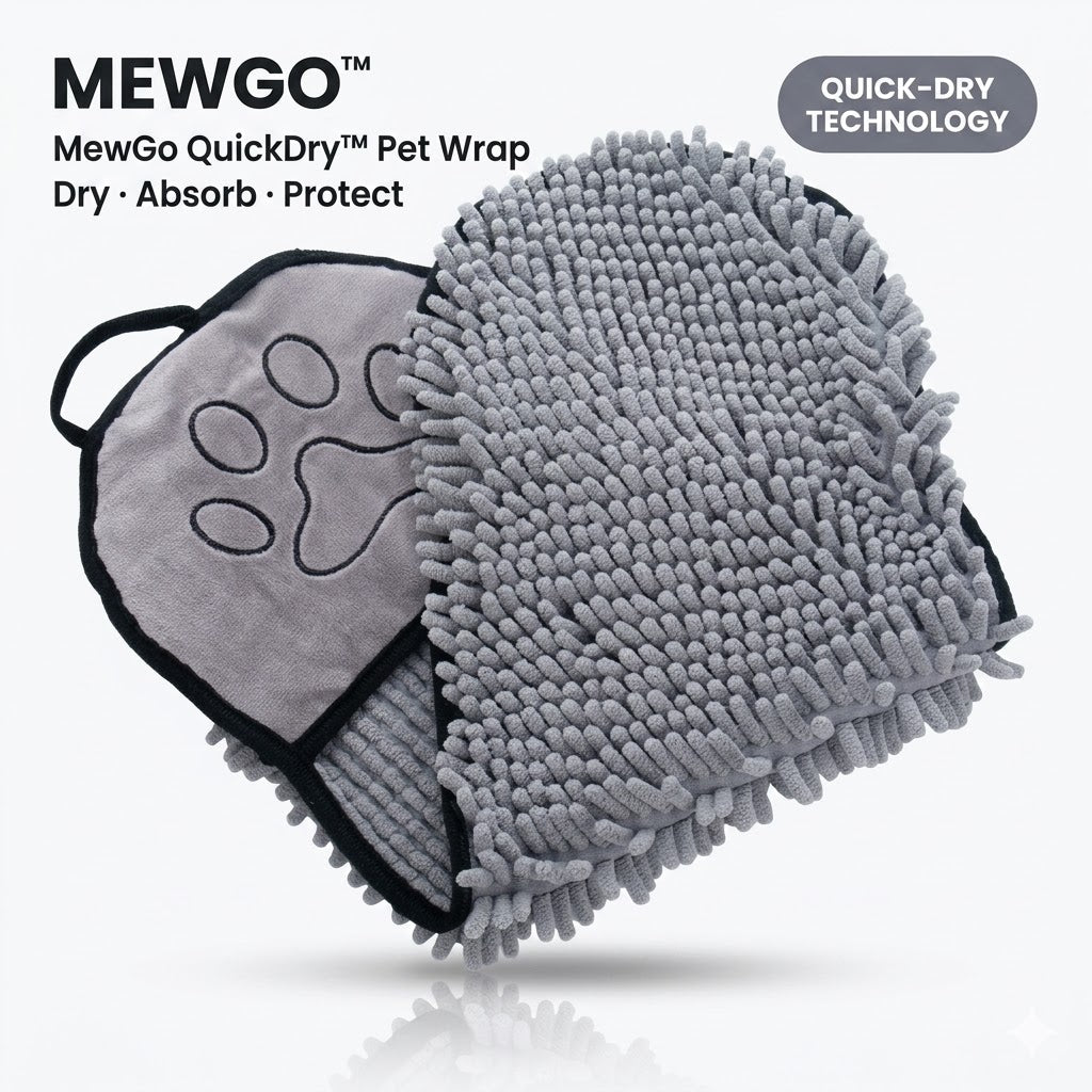 MewGo QuickDry™ Pet Wrap