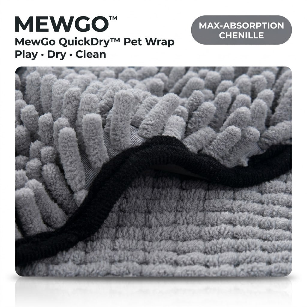 MewGo QuickDry™ Pet Wrap