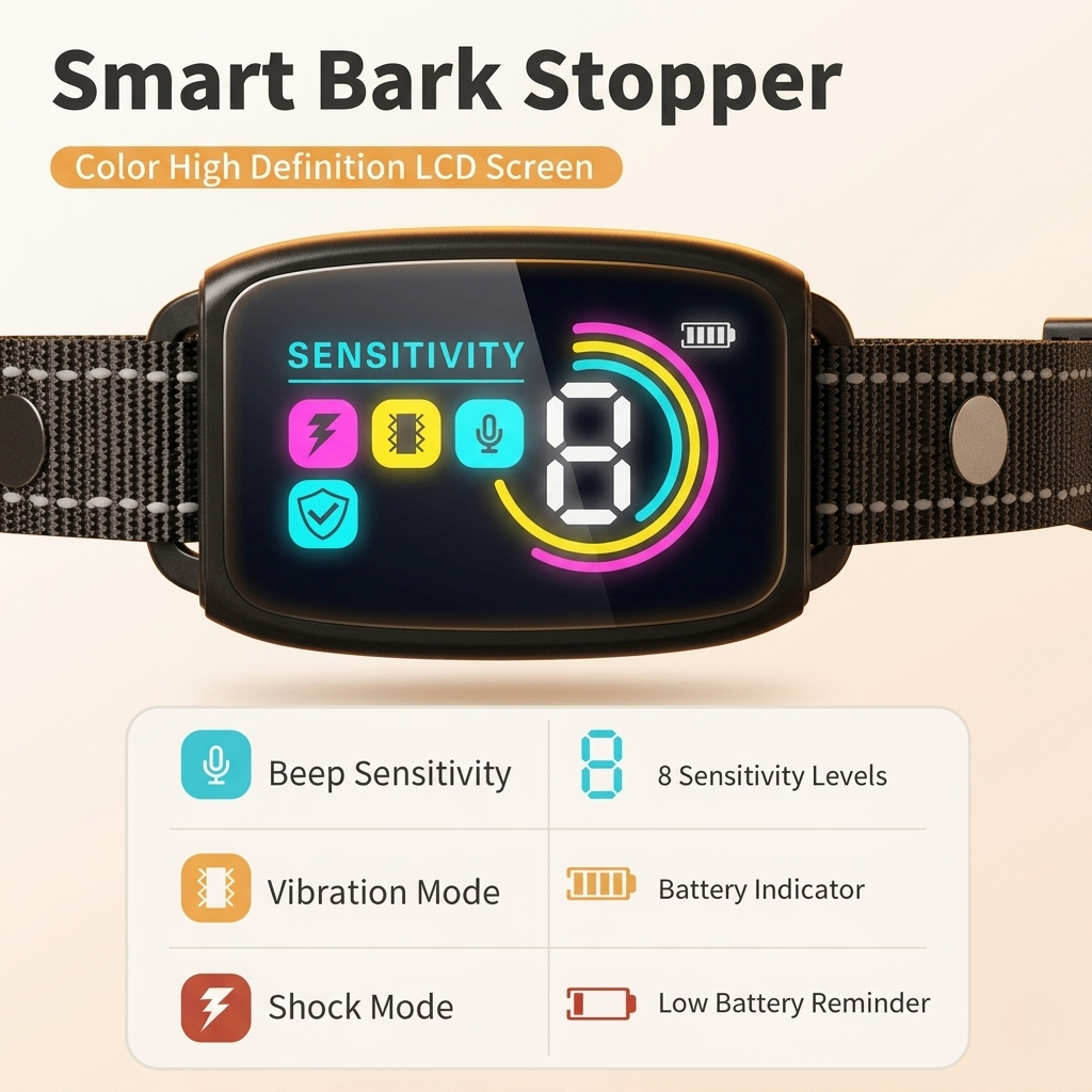 MewGo Smart Bark Stopper Collar
