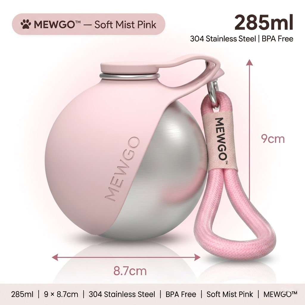 Mewgo 2 in 1 Travel Hydration Bottle™