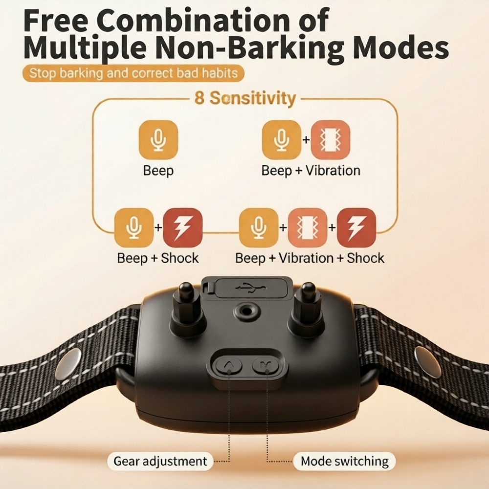 MewGo Smart Bark Stopper Collar