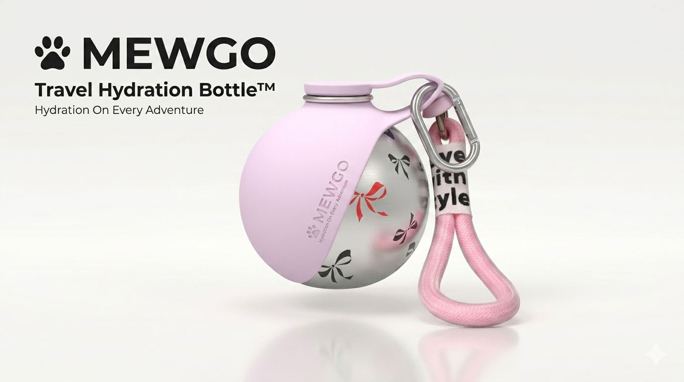 Mewgo 2 in 1 Travel Hydration Bottle™